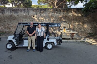 The Best of Rome in a Golf cart tour: highlights and hidden gems - Starting point at Fontana del Tritone (Piazza Barberini) and what to expect