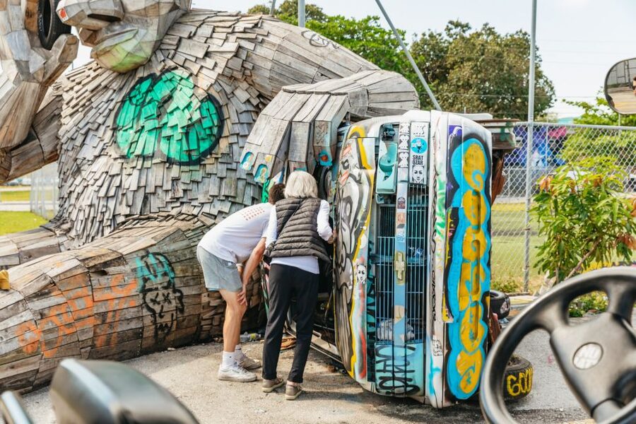 Wynwood Art District 1-Hour Street Art Tour by Golf Cart - Murals across the district: schools, iconic pieces, and international artists